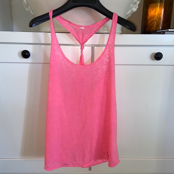 Under Armour Tops - Pink leopard print racerback tank